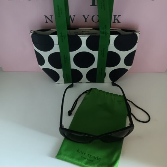 KATE SPADE SAMANTHA BLACK SUNGLASSES main image 5
